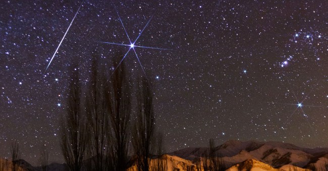 Đang có mưa sao băng Geminids lớn nhất trong năm 2017