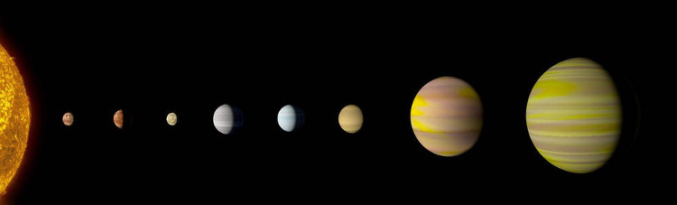 Đây là hệ sao - hành tinh có nhiều hành tinh nhất, với 8 tinh cầu xoay quanh Mặt trời rực lửa.