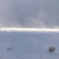 Video: "Bóng ma sóng thần tuyết" hiếm gặp xuất hiện ở chân trời