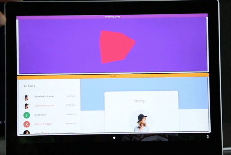 Hình ảnh đầu tiên về hệ điều hành Fuchsia mới của Google