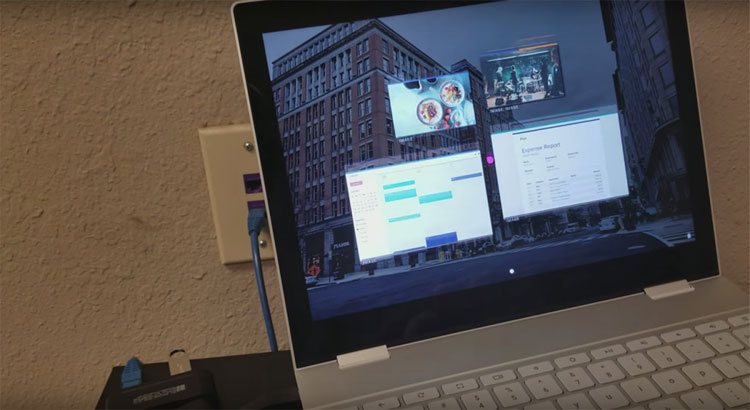 Hình ảnh đầu tiên về hệ điều hành Fuchsia mới của Google