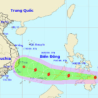 Bão Sanba đổ bộ Philippines, khả năng suy yếu trên biển Đông