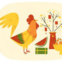 Tết Á và Âu với Doodle của Google