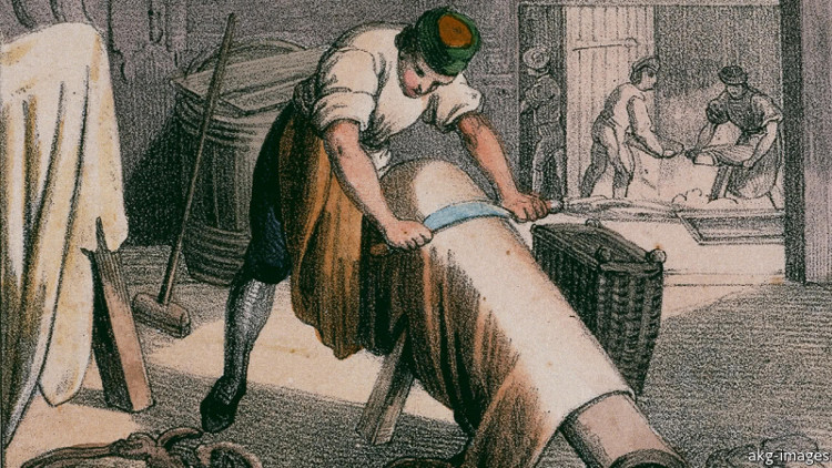 Nghề thuộc da trong quá khứ từng cực kỳ kinh khủng.