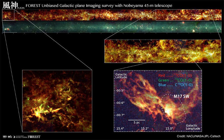 Công bố bản đồ chi tiết mới về thiên hà Milky Way