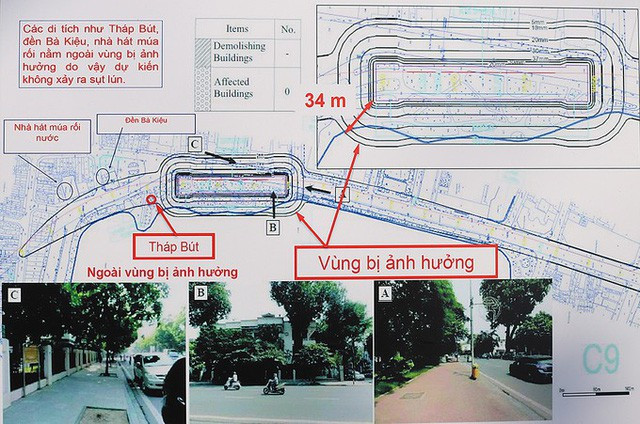 Ga tàu điện ngầm đầu tiên tại Hồ Gươm trông thế nào?
