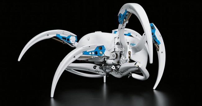 Nhện robot có thể gập người và uốn cong y hệt loài nhện sa mạc ở châu Phi
