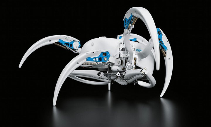 Nhện robot có thể gập người và uốn cong y hệt loài nhện sa mạc ở châu Phi