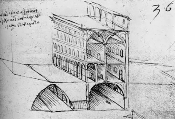Ý tưởng quy hoạch đô thị cách đây 521 năm của Leonardo da Vinci