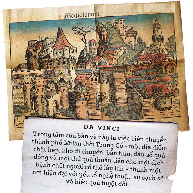 Ý tưởng quy hoạch đô thị cách đây 521 năm của Leonardo da Vinci