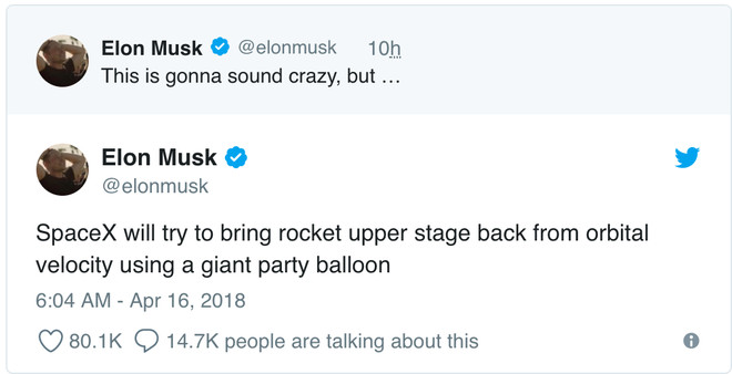 Elon Musk cho biết SpaceX sẽ dùng 