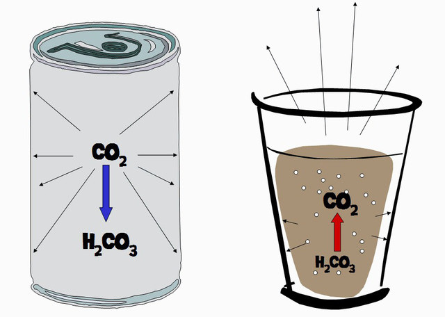Vì sao dùng CO2 trong nước ngọt có ga?
