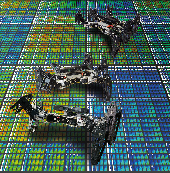 Robot bắt chước loài vật tự đi tiếp khi 