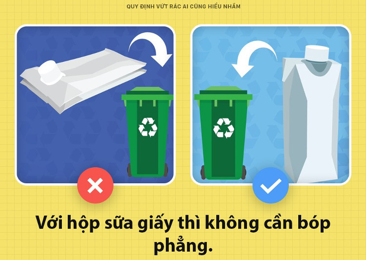 Nhiều người đang có một hiểu lầm rất lớn mỗi khi vứt hộp sữa đi