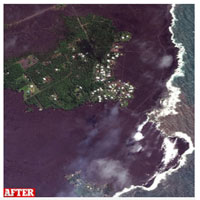 Núi lửa Kilauea đã giúp Hawaii "mọc" thêm hàng km đất mới