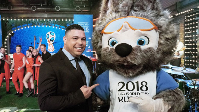 Linh vật World Cup 2018 có gì đặc biệt khiến danh thủ Ronaldo không tiếc lời khen ngợi?