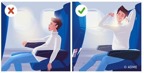 Tư thế tốt nhất để bạn ngủ trên máy bay, vừa không gây hại lại ngủ ngon