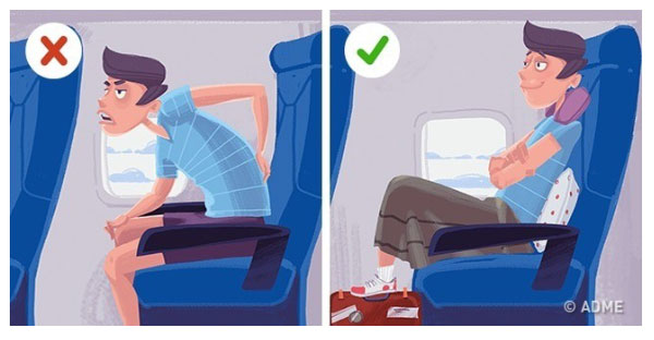 Tư thế tốt nhất để bạn ngủ trên máy bay, vừa không gây hại lại ngủ ngon