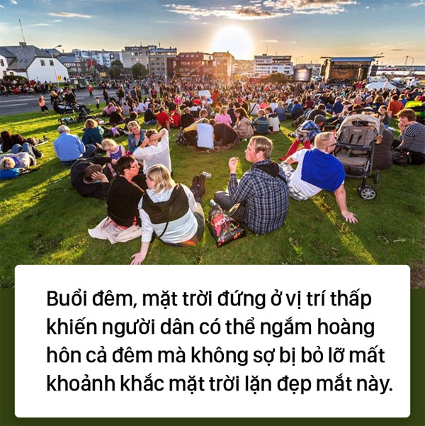Muốn thấy mặt trời cả ngày không lặn, hãy đến Iceland!