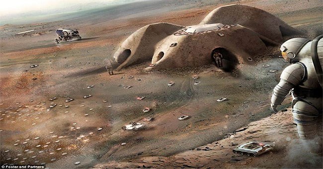 Choáng ngợp trước hình ảnh cuộc sống trên sao Hỏa có thể xuất hiện trong tương lai