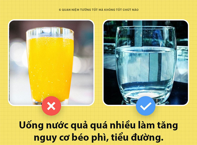 6 quan niệm sai lầm ai cũng tưởng là tốt mà không hề đúng chút nào!