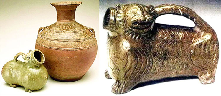 Những đồ vật dùng để trữ chất thải từ quan phòng.