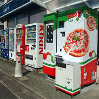 Máy bán pizza tự động ở Nhật - Chẳng cần lo cửa hàng đóng cửa, cứ ra mua là có!