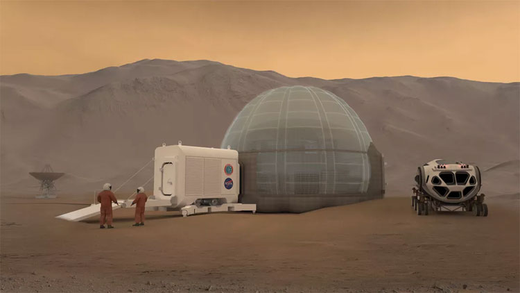 Cận cảnh ngôi nhà sao Hỏa của NASA