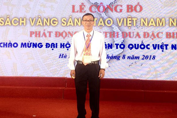 “Máy bắn bóng chuyền” của nhóm giáo viên Hà Tĩnh được ghi danh “Sách vàng sáng tạo Việt Nam”