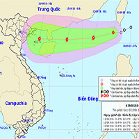 Xuất hiện áp thấp nhiệt đới trên biển Đông, có khả năng mạnh lên thành bão