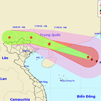 Siêu bão Mangkhut hạ 2 cấp sau khi càn quét Philippines, tiến nhanh hơn vào biển Đông