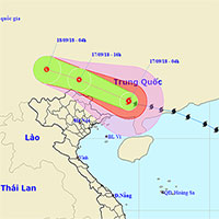 Siêu bão Mangkhut suy yếu thành áp thấp nhiệt đới trên đất liền Trung Quốc