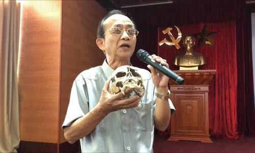 PGS Nguyễn Lân Cường kể lần đầu tiếp cận xương sọ người tiền sử