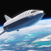 Hình hài tên lửa SpaceX sắp đưa người tới Mặt Trăng và sao Hỏa