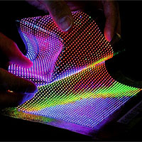 Thời công nghệ, ngay cả vải cũng được "dệt" từ sợi quang, đèn led