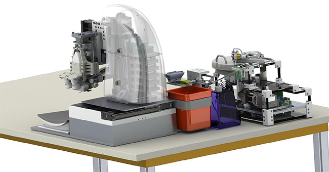 Hệ thống robot lấy máu xét nghiệm tự động