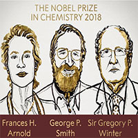 Nghiên cứu tạo ra thuốc mới giành Giải Nobel Hóa học 2018