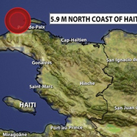 Động đất 5,9 độ ở Haiti, ít nhất 7 người chết