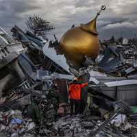 Còn 5.000 người mất tích sau động đất, sóng thần Indonesia