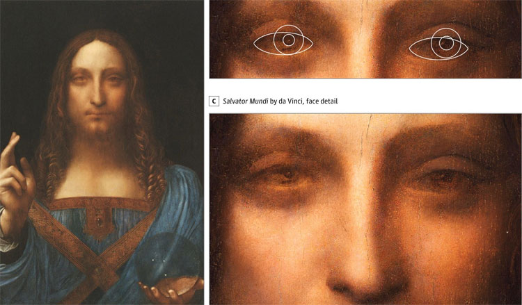 Leonardo da Vinci có con mắt nghệ thuật sắc sảo do vấn đề tầm nhìn