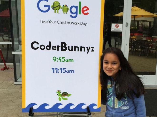 Nữ coder... 10 tuổi này thành công quá, cả Google lẫn Microsoft đều muốn mời về làm việc