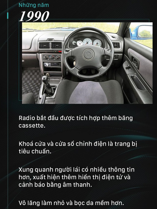 Nội thất xe hơi đã thay đổi như thế nào trong 100 năm qua?
