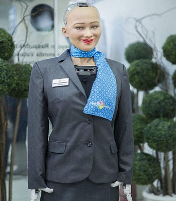 Robot giống người đầu tiên trên thế giới được cấp thẻ visa