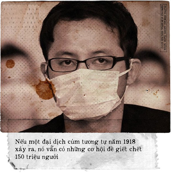 Một con chim đậu xuống cửa sông mở đầu đại dịch giết chết 50 triệu người