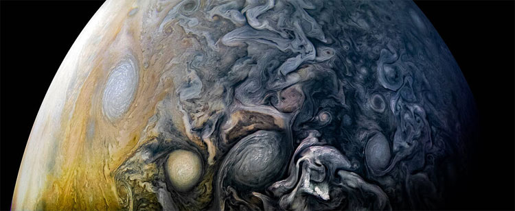 Một sao Mộc Jupiter tuyệt đẹp dưới góc nhìn của tàu Juno
