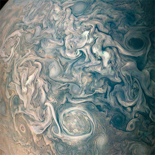 Một sao Mộc Jupiter tuyệt đẹp dưới góc nhìn của tàu Juno