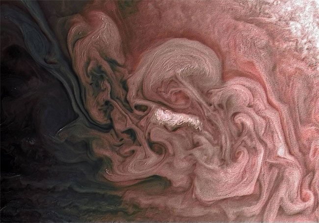 Một sao Mộc Jupiter tuyệt đẹp dưới góc nhìn của tàu Juno