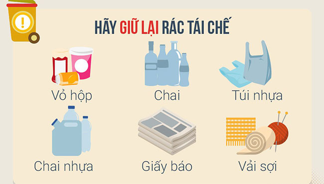 Cách phân loại rác tại nhà, bạn biết chưa?