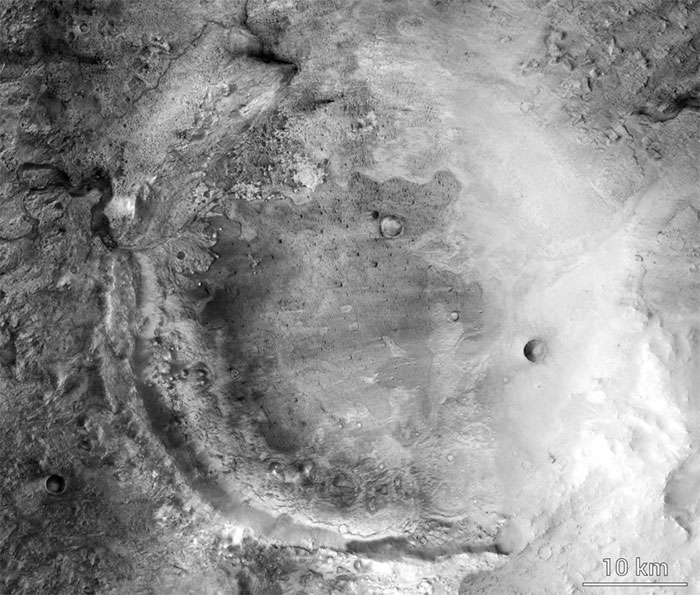 Hố khổng lồ nơi NASA săn sự sống ngoài Trái đất