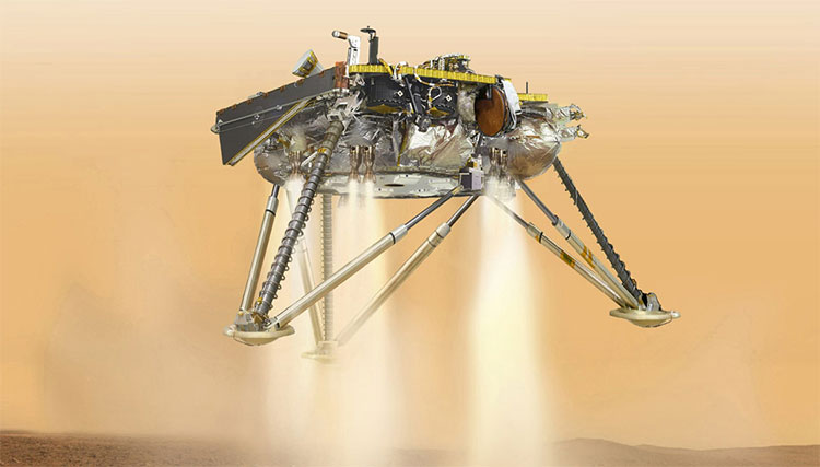 NASA vỡ òa trong giây phút tàu thăm dò InSight đáp xuống sao Hỏa thành công